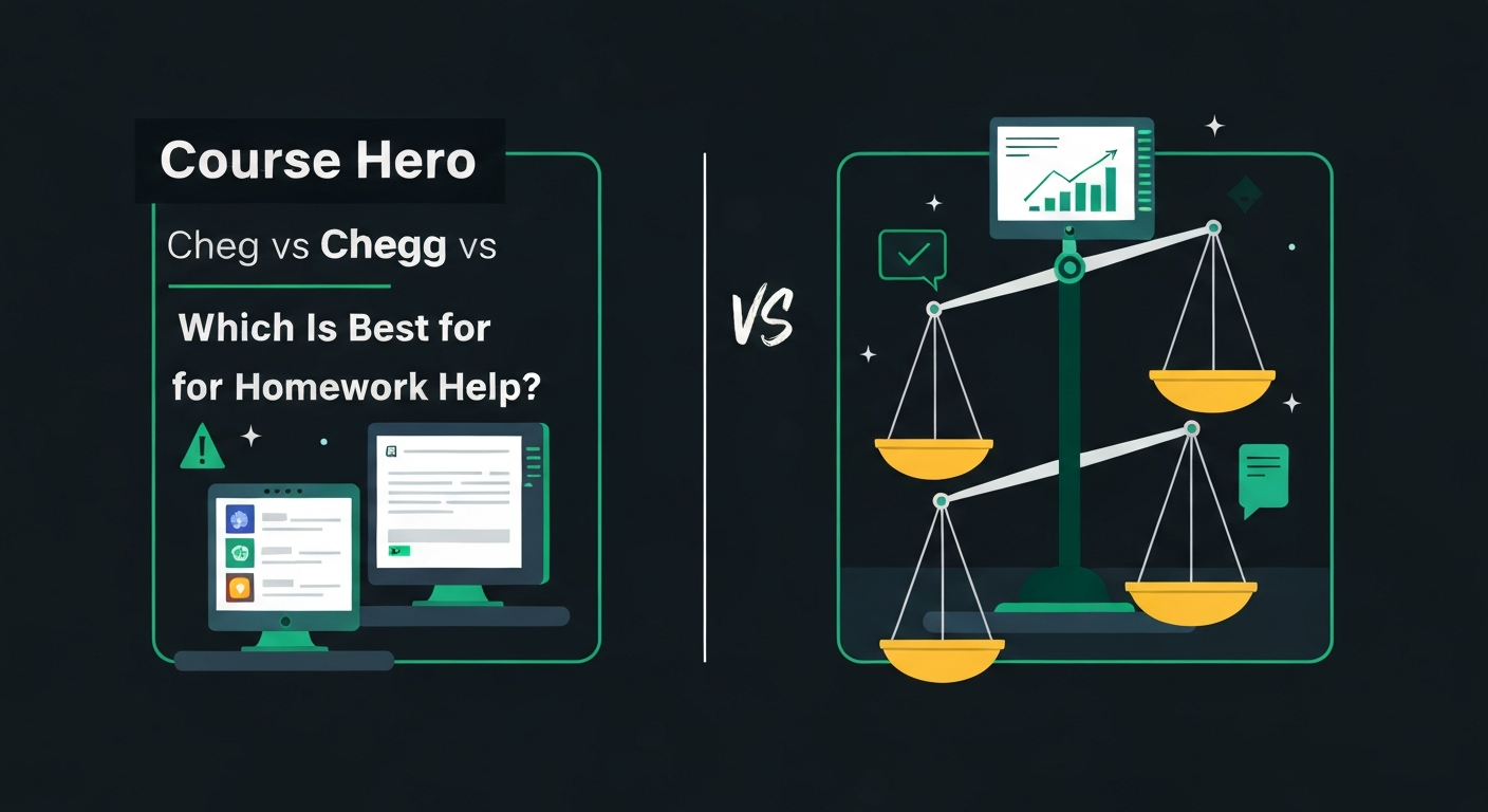 Course Hero vs Chegg vs Gradily: Which Is Best for Homework Help?
