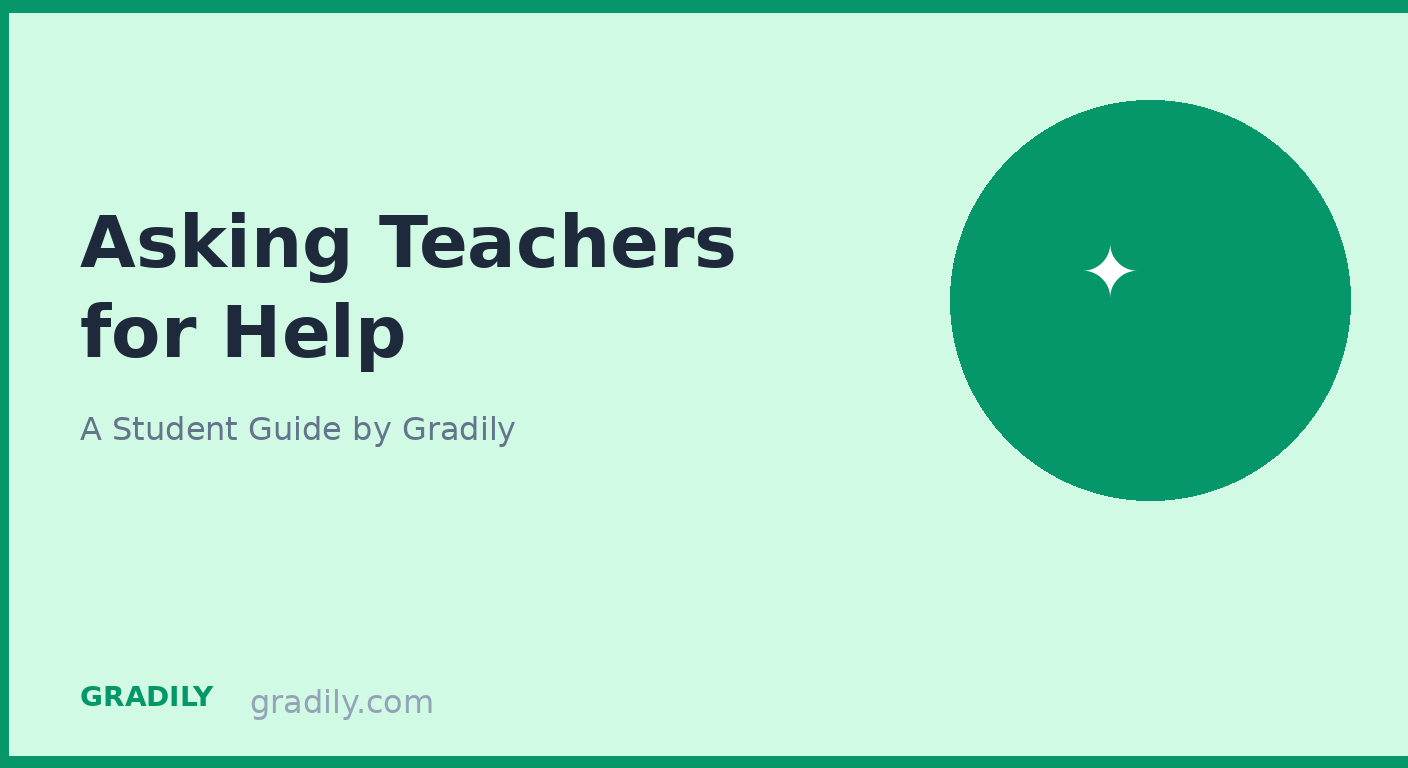 How to Ask Your Teacher for Help (Without Being Awkward)