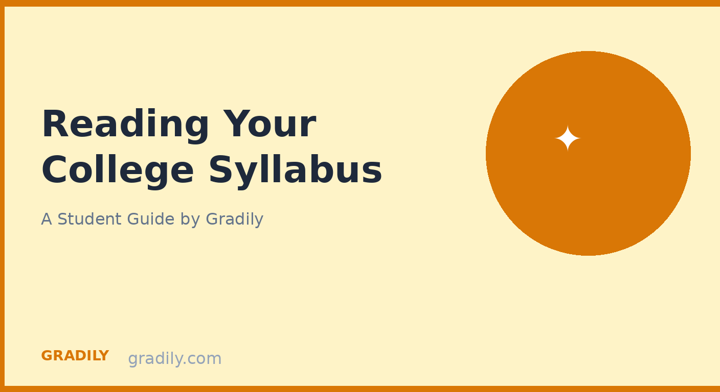 How to Read a College Syllabus (And Why It Matters)