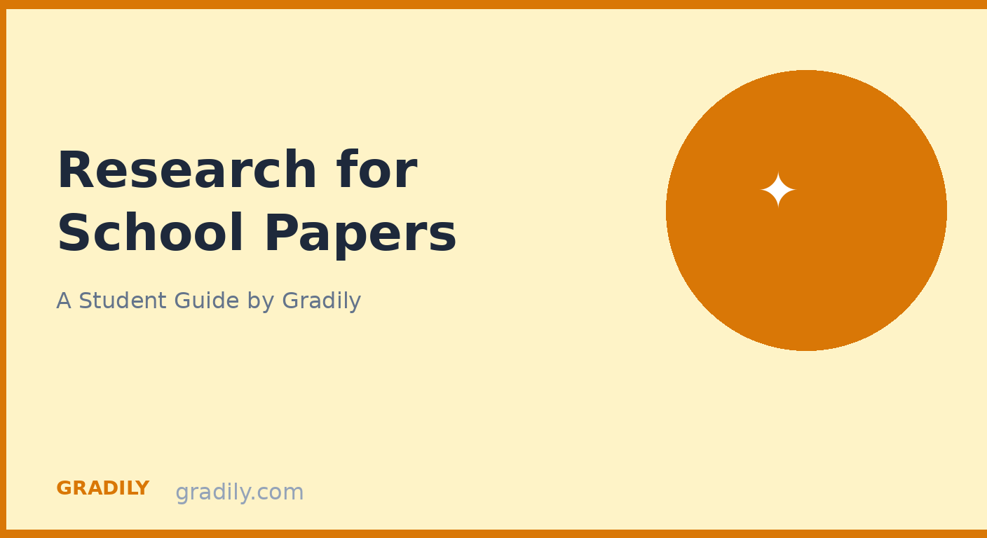 How to Do Research for a School Paper (Step by Step)