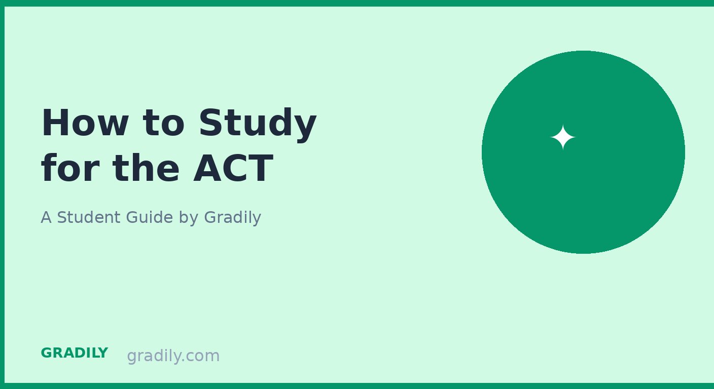 How to Study for the ACT: Everything You Need to Know