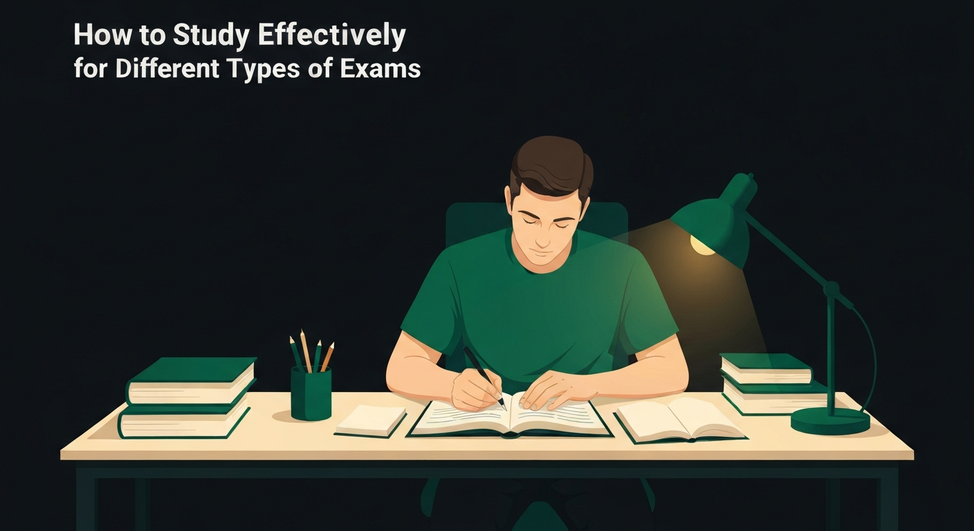 How to Study Effectively for Different Types of Exams