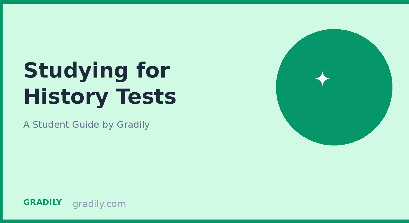 How to Study for History Tests (Without Memorizing Everything)