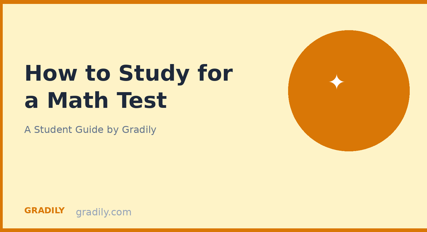 How to Study for a Math Test (When You Suck at Math)