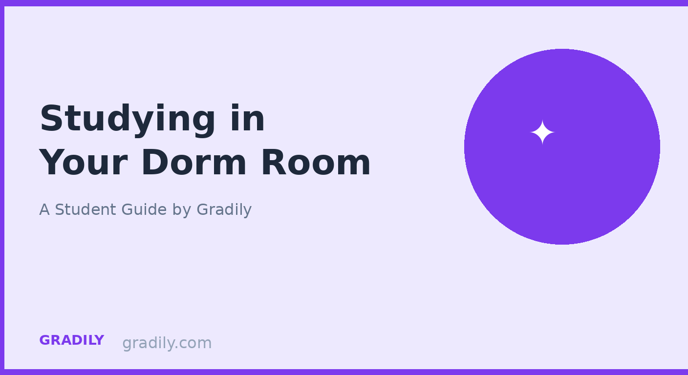 How to Study in Your Dorm Room Without Getting Distracted