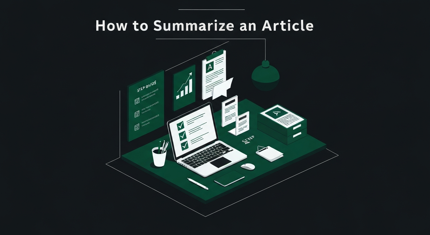 How to Summarize an Article