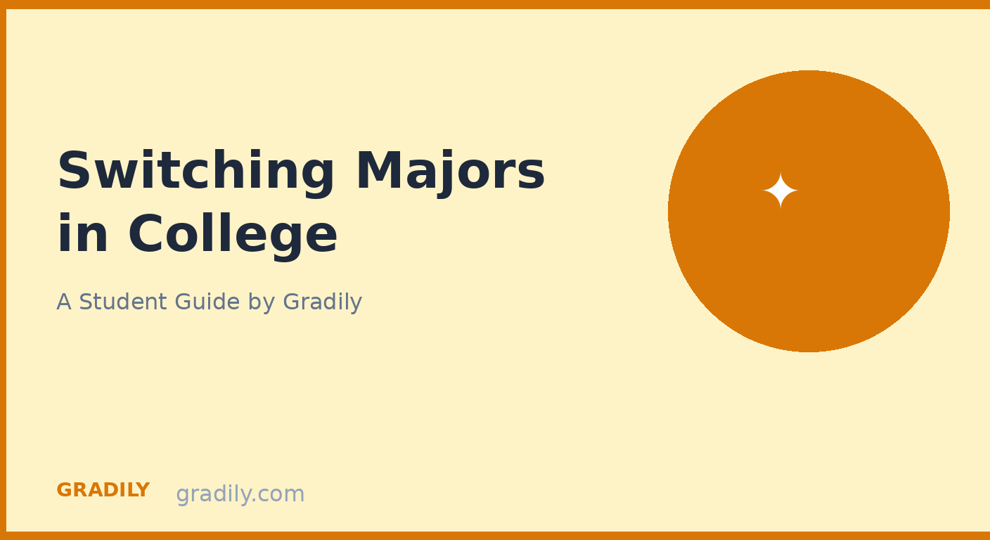 How to Switch Majors in College (Without Wasting Time)