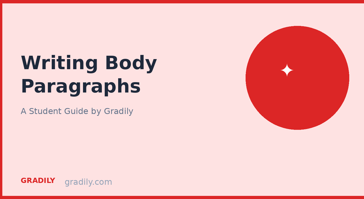 How to Write a Strong Body Paragraph