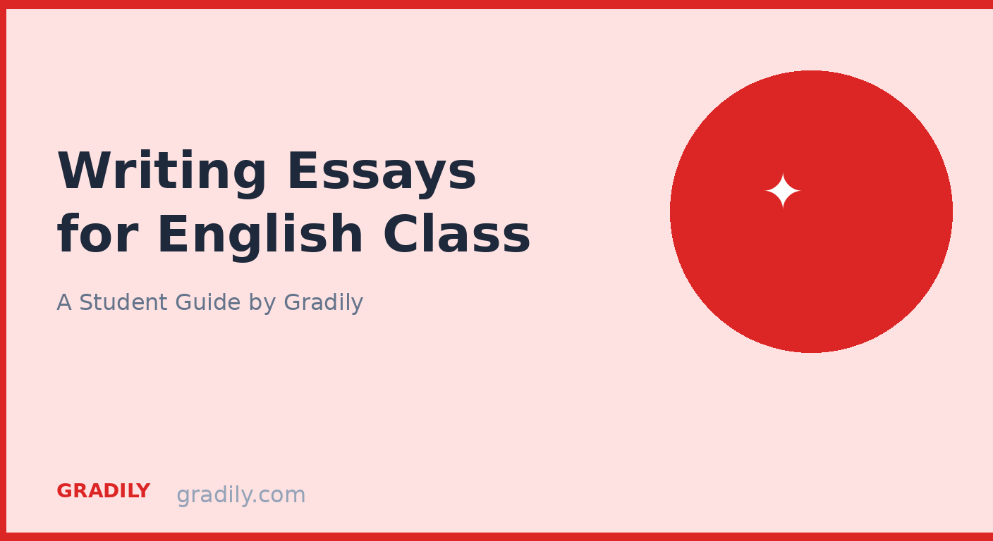 How to Write an Essay for English Class (Step by Step)