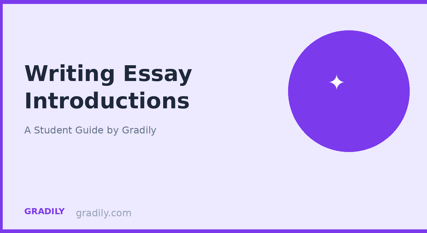 How to Write an Introduction for Any Essay