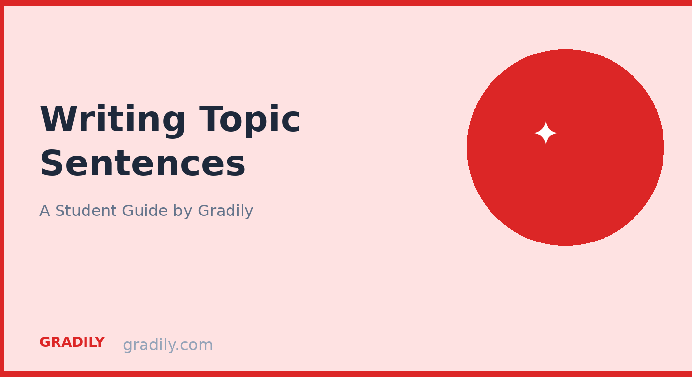 How to Write a Topic Sentence (With Examples)