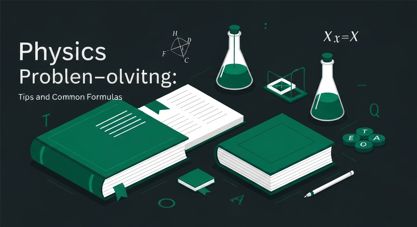 Physics Problem-Solving: Tips and Common Formulas