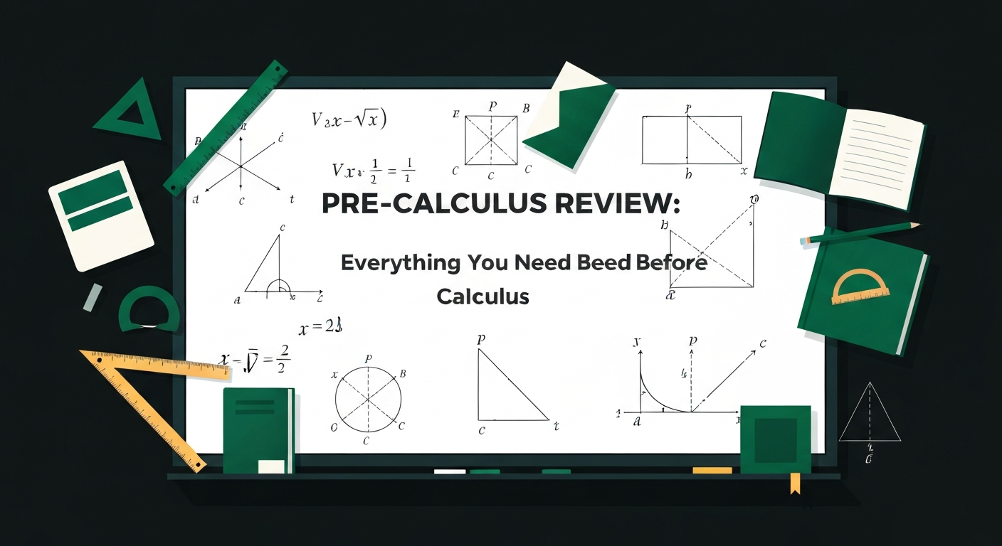 Pre-Calculus Review: Everything You Need Before Calculus