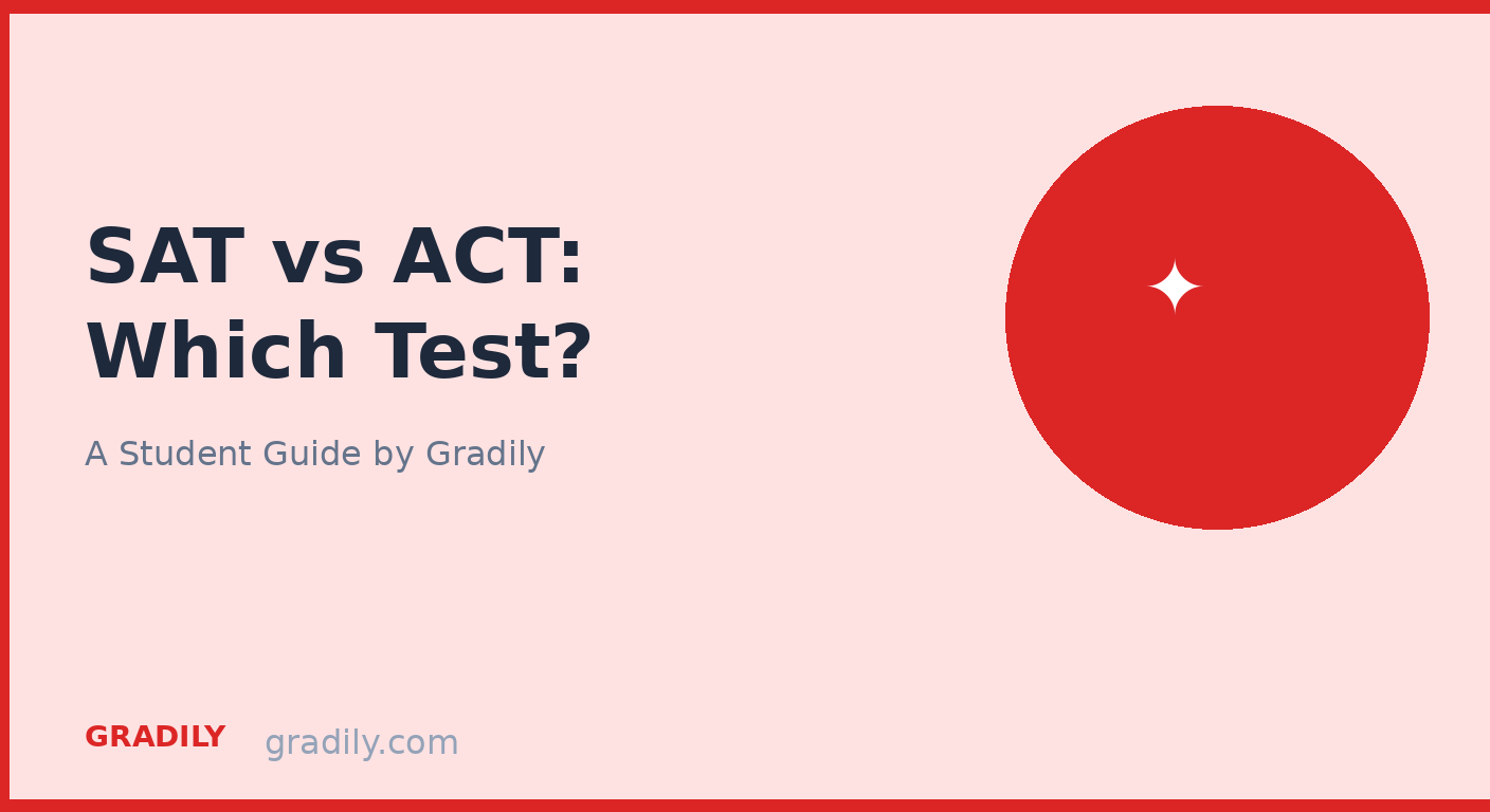 SAT vs ACT: Which Test Should You Take?