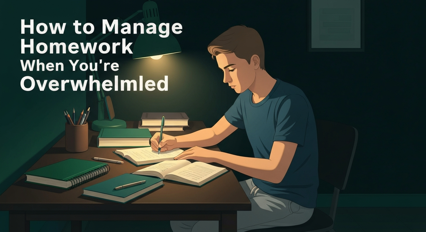 How to Manage Homework When You're Overwhelmed